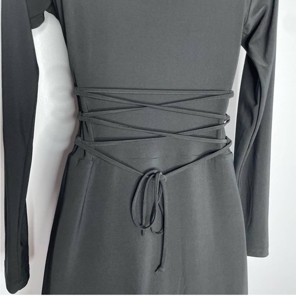 AYM Studio NEW Walter Reversible Maxi Dress Black Medium - Picture 7 of 13